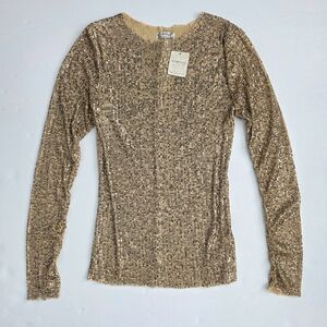 Free People Intimately - Gold Rush Long Sleeve Top